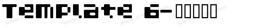 Template 6字体转换
